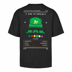 Athletics 8-Bit Hero Foundation MLB T-Shirt Black Fashion