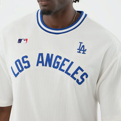 Los Angeles Dodgers Team Arch Oversized MLB T-Shirt White Lifestyle