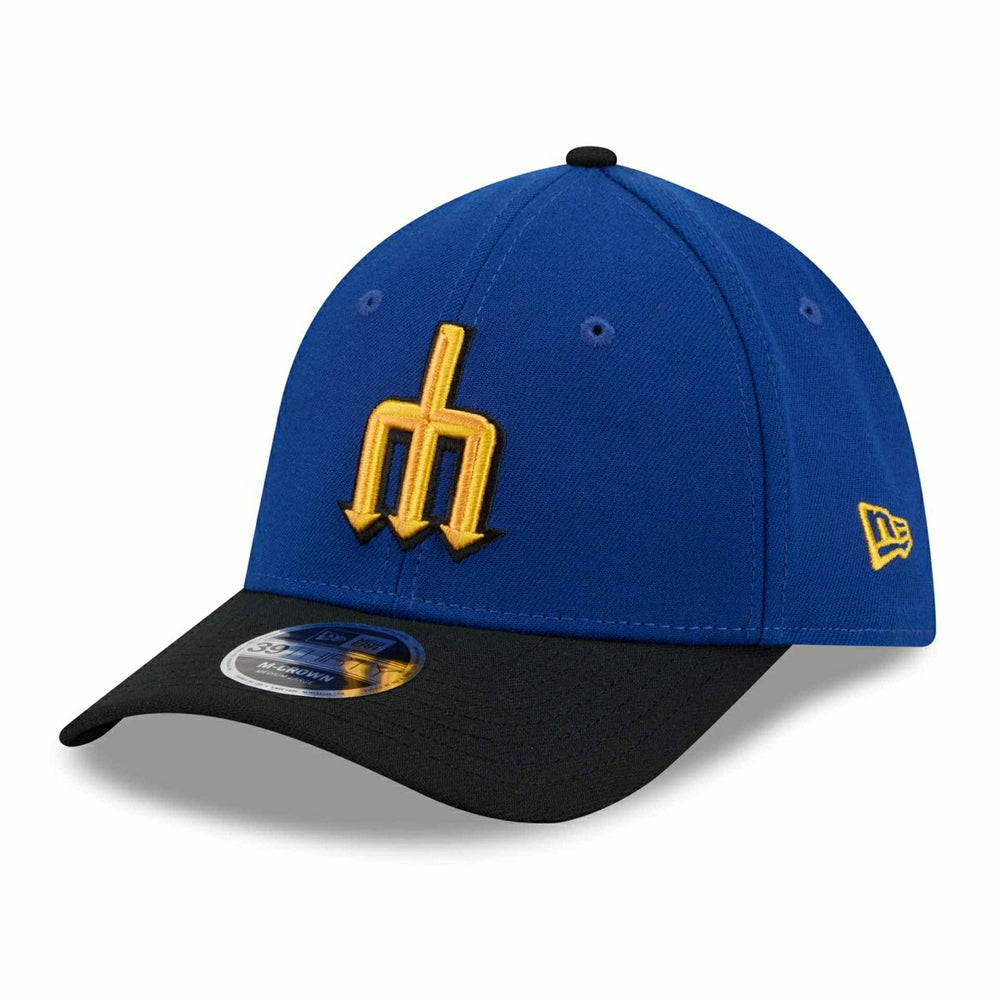 Seattle Mariners MLB City Connect 39THIRTY M-Crown Flex Cap Blue Classic