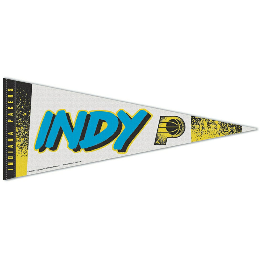Indiana Pacers City Edition Premium NBA Pennant Taass US