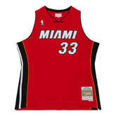 Alonzo Mourning #33 Miami Heat 2005-06 Swingman NBA Jersey Red Taass sale