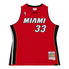 Alonzo Mourning #33 Miami Heat 2005-06 Swingman NBA Jersey Red Taass sale