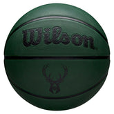 Milwaukee Bucks Solid Wilson NBA Basketball Green (Size 5) Taass for sale