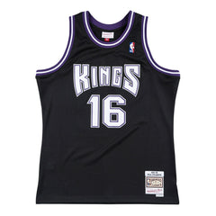 Predrag Stojaković #16 Sacramento Kings 2001-02 Swingman NBA Jersey Black Fashion
