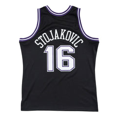 Predrag Stojaković #16 Sacramento Kings 2001-02 Swingman NBA Jersey Black Fashion