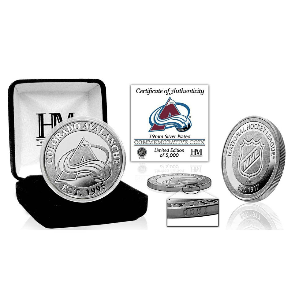 Colorado Avalanche NHL Team Silver Mint Coin Classic