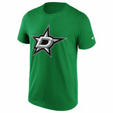 Dallas Stars Primary Logo NHL T-Shirt Green Lifestyle