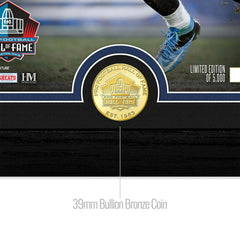 Luke Kuechly Carolina Panthers Hall of Fame Bronze Coin Framed NFL Photo Classic