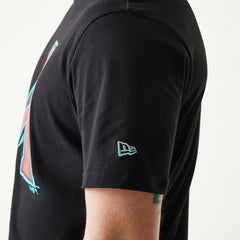 Arizona Diamondbacks Team Logo New Era MLB T-Shirt Black Fashion