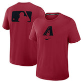 Arizona Diamondbacks Early Work 2025 MLB Authentic Nike Tri-Blend T-Shirt Red Fashion
