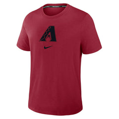 Arizona Diamondbacks Early Work 2025 MLB Authentic Nike Tri-Blend T-Shirt Red Fashion