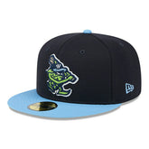 Hillsboro Hops MiLB Batting Practice Authentic 59FIFTY Fitted Cap Navy Taass for sale