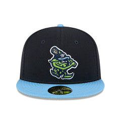 Hillsboro Hops MiLB Batting Practice Authentic 59FIFTY Fitted Cap Navy Taass for sale