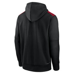 Arizona Diamondbacks 2025 MLB Authentic Performance Therma Hoodie Black Lifestyle