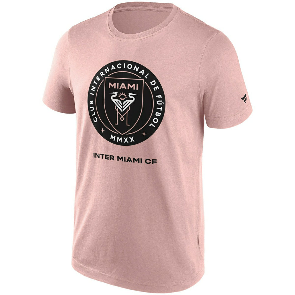 Inter Miami CF Primary Logo MLS T-Shirt Pink Lifestyle