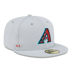 Arizona Diamondbacks 2025 MLB Authentic Clubhouse 59FIFTY Fitted Cap Gray Taass sale