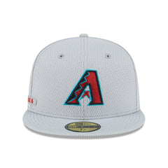 Arizona Diamondbacks 2025 MLB Authentic Clubhouse 59FIFTY Fitted Cap Gray Taass sale