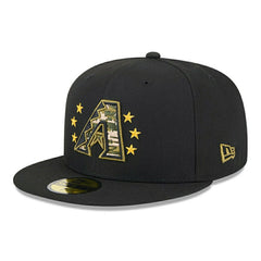 Arizona Diamondbacks 2024 MLB Authentic Armed Forces New Era 59FIFTY Fitted Cap Classic