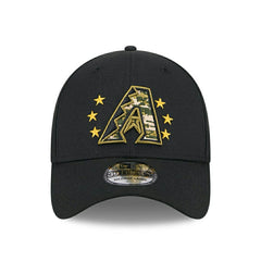 Arizona Diamondbacks 2024 MLB Armed Forces New Era 39THIRTY Flex Cap Black Fashion