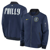 Philadelphia Phillies 2024 City Connect MLB Authentic Nike Bomber Jacket Navy Taass US