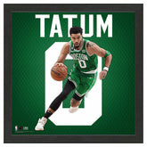 Jayson Tatum #0 Boston Celtics Impact Jersey Framed NBA Photo Fashion