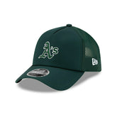 Athletics 2026 MLB Batting Practice 9FORTY APEX Trucker Cap Green Fashion