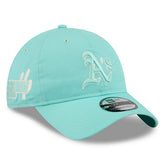 Athletics MLB Spring Training Colours 9TWENTY Adjustable Cap Teal Taass US