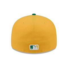 Athlectics 2026 MLB Authentic Spring Training 59FIFTY Pre-Curved Cap Yellow Taass for sale