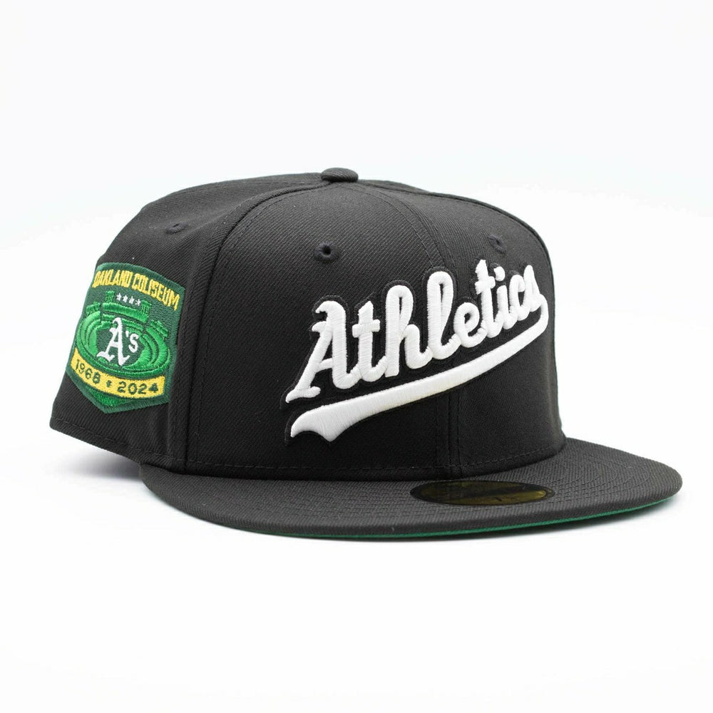 Athletics Oakland Coliseum 59FIFTY Fitted MLB Cap Black Taass US