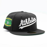 Athletics Oakland Coliseum 59FIFTY Fitted MLB Cap Black Taass US
