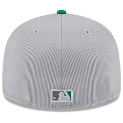 Athletics Colorway 2025 MLB Batting Practice 59FIFTY Fitted Cap Gray Classic