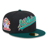 Oakland Athletics Retro 1996 Spring Training New Era 59FIFTY Fitted Cap Black Taass US