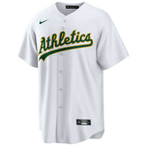 Athletics Nike Replica MLB Home Jersey White Classic