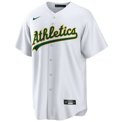 Athletics Nike Replica MLB Home Jersey White Classic