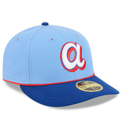 Atlanta Braves MLB Authentic City Connect Low Profile 59FIFTY Fitted Cap Blue Classic