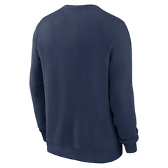 Atlanta Braves Club Fleece MLB Pullover Crew Navy Taass sale