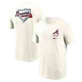 Atlanta Braves Primetime 2-Hit T-Shirt Cream Taass for sale