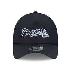 Atlanta Braves 2026 MLB Batting Practice 9FORTY APEX Trucker Cap Navy Taass for sale