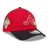 Atlanta Braves 2026 MLB Spring Training 39THIRTY M-Crown Flex Cap Red Lifestyle