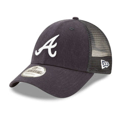 Atlanta Braves Basic New Era 9FORTY Trucker MLB Cap Taass US