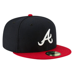 Atlanta Braves Authentic New Era 59FIFTY Fitted MLB Cap Home Lifestyle