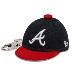 Atlanta Braves MLB Mini Cap Mini Cap Key Chain Navy Fashion