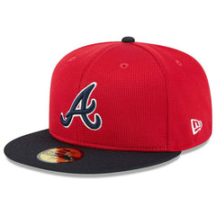 Atlanta Braves 2025 MLB Spring Training 59FIFTY Fitted Cap Red Fashion