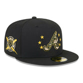 Atlanta Braves 2024 MLB Authentic Armed Forces New Era 59FIFTY Fitted Cap Fashion