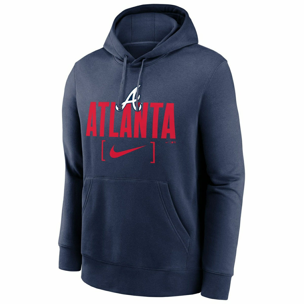 Atlanta Braves Nike Club Slack MLB Hoodie Navy Taass US