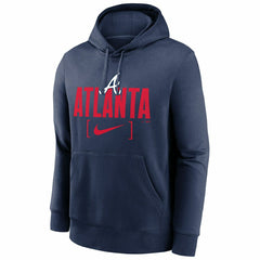 Atlanta Braves Nike Club Slack MLB Hoodie Navy Taass US