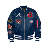 Atlanta Braves New Era x Alpha Industries Reversible Bomber Jacket Classic