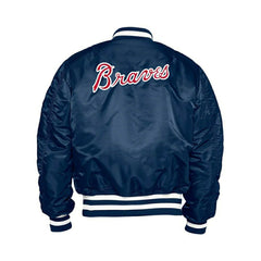 Atlanta Braves New Era x Alpha Industries Reversible Bomber Jacket Classic