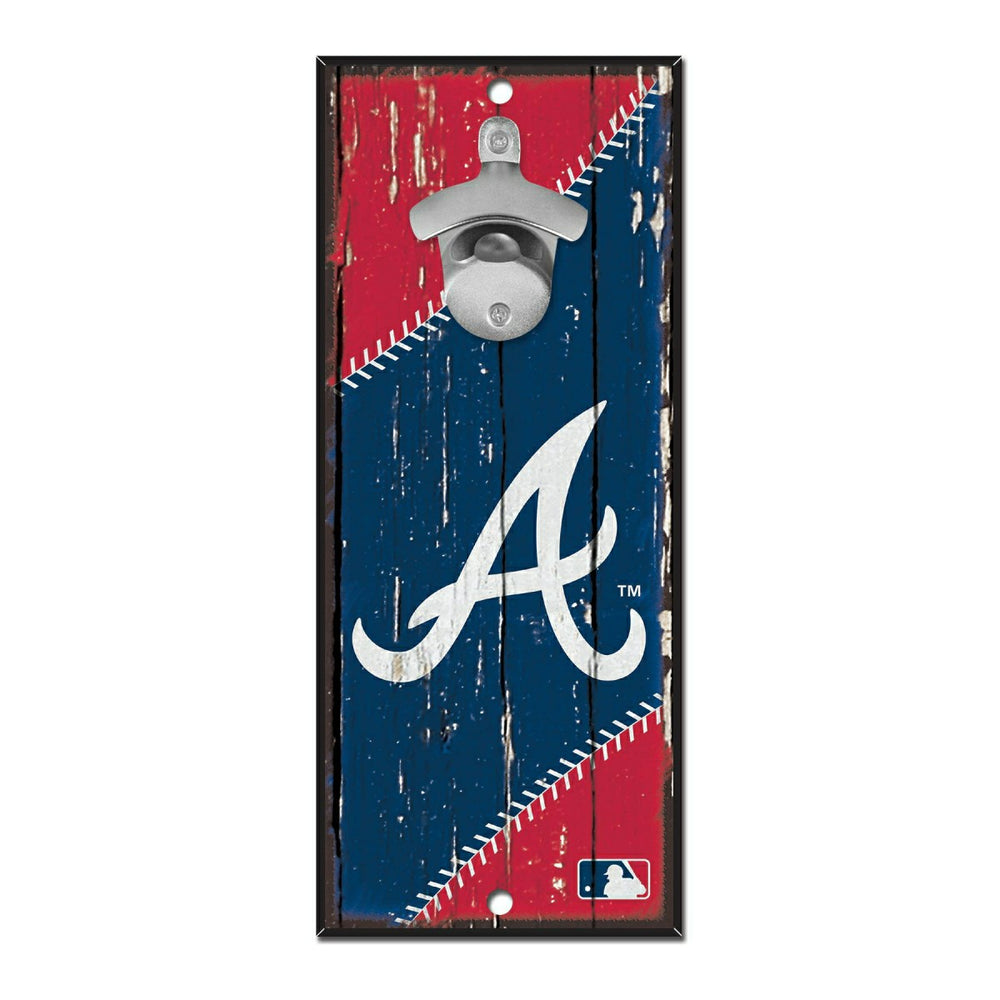 Atlanta Braves MLB Bottle Opener Sign Taass for sale