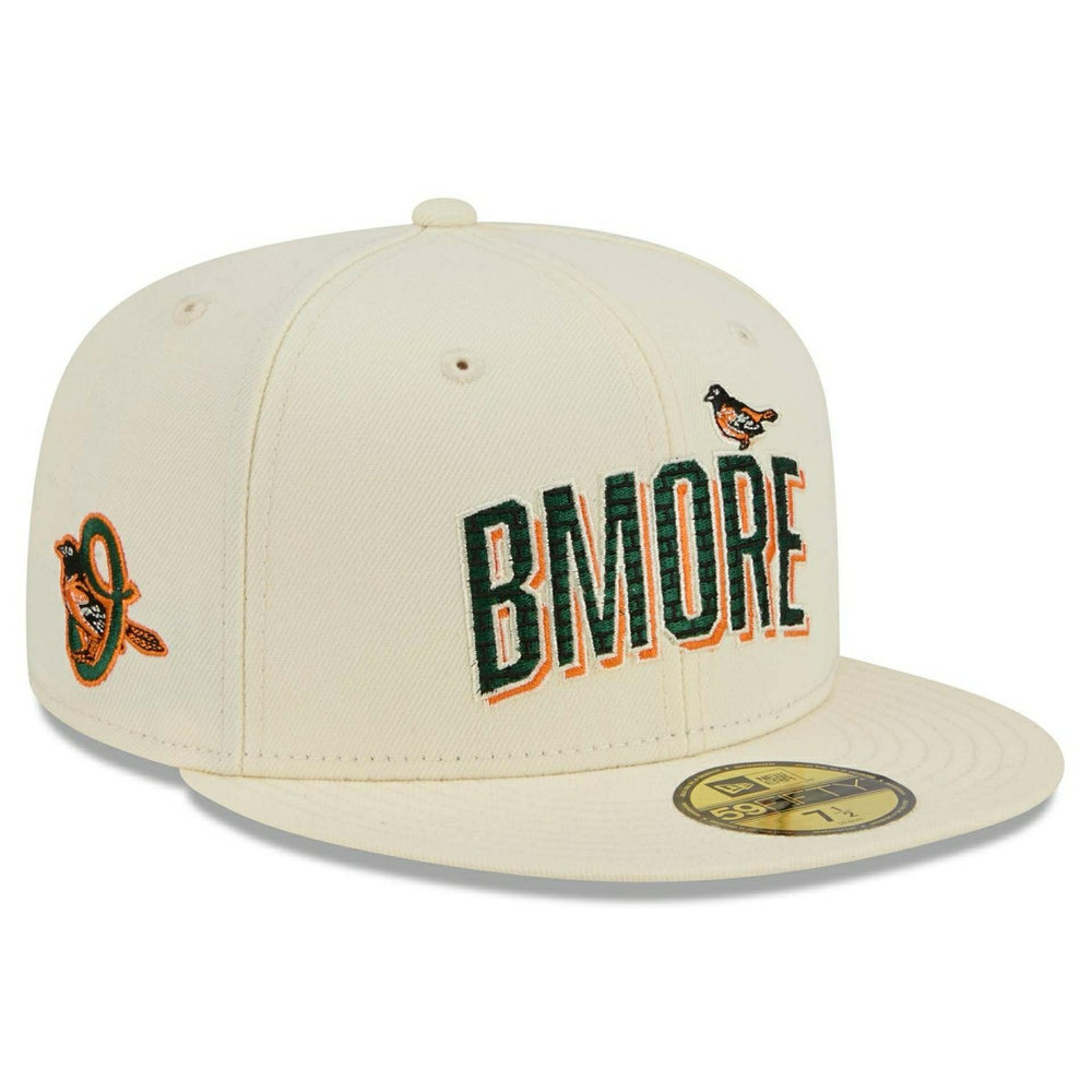 Baltimore Orioles MLB City Connect Fan Pack 59FIFTY Fitted Cap Natural Classic